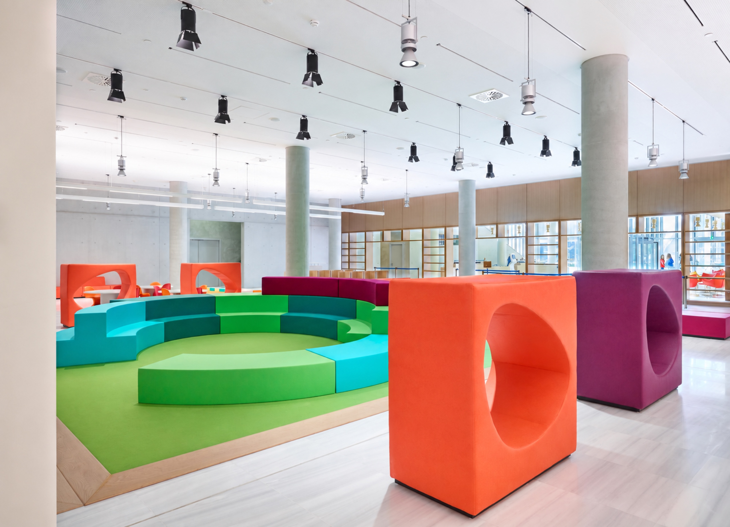 Asientos QMtex en SNFCC, Atenas