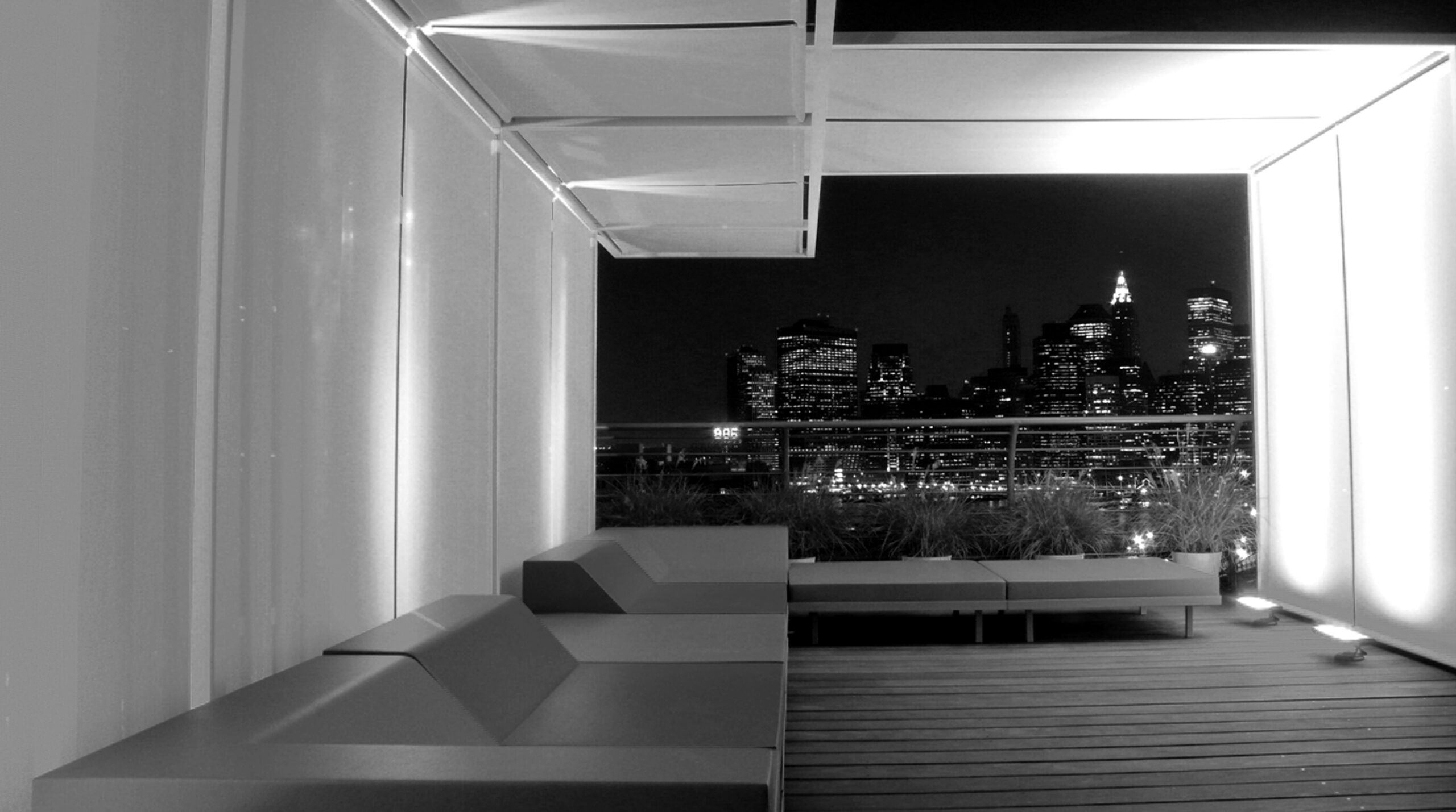 M² modular seating on a New York terrace