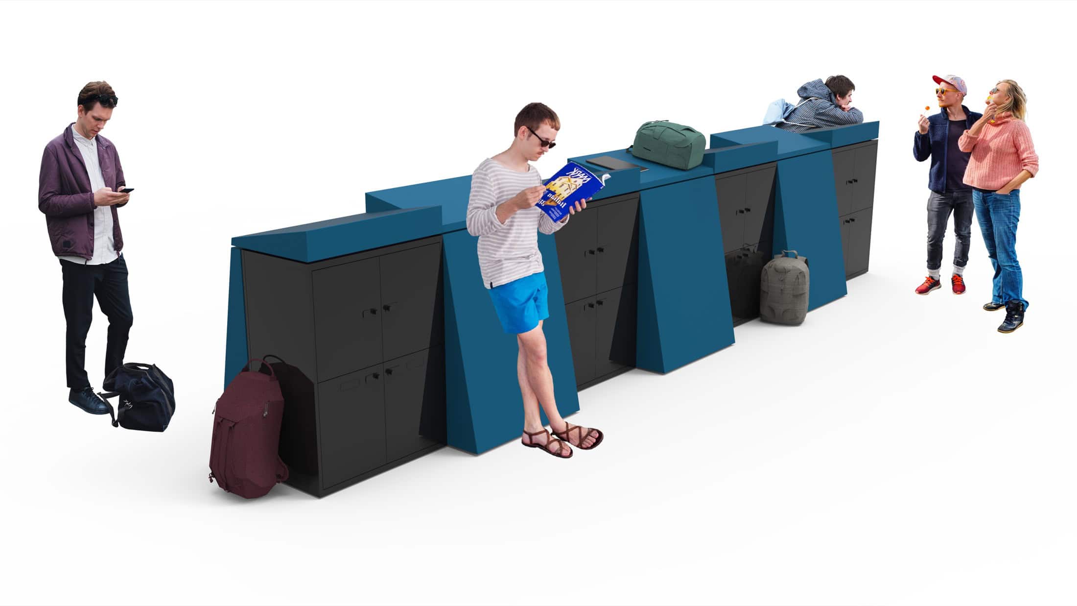 Extended Lean configuration for informal waiting and interaction