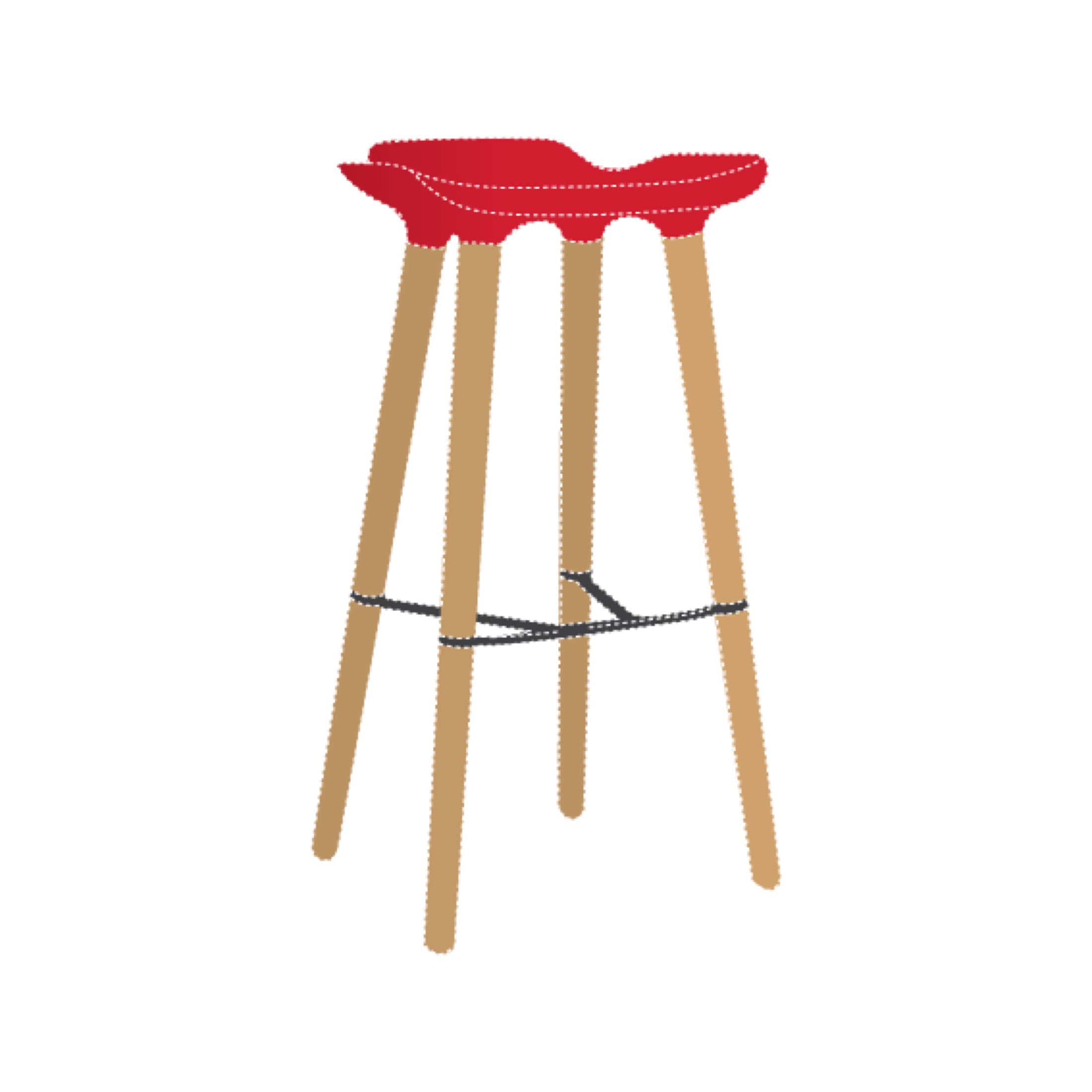 Pilot Bar Stool by Patrick Rampelotto and Fritz Pernkopf for Quinze & Milan
