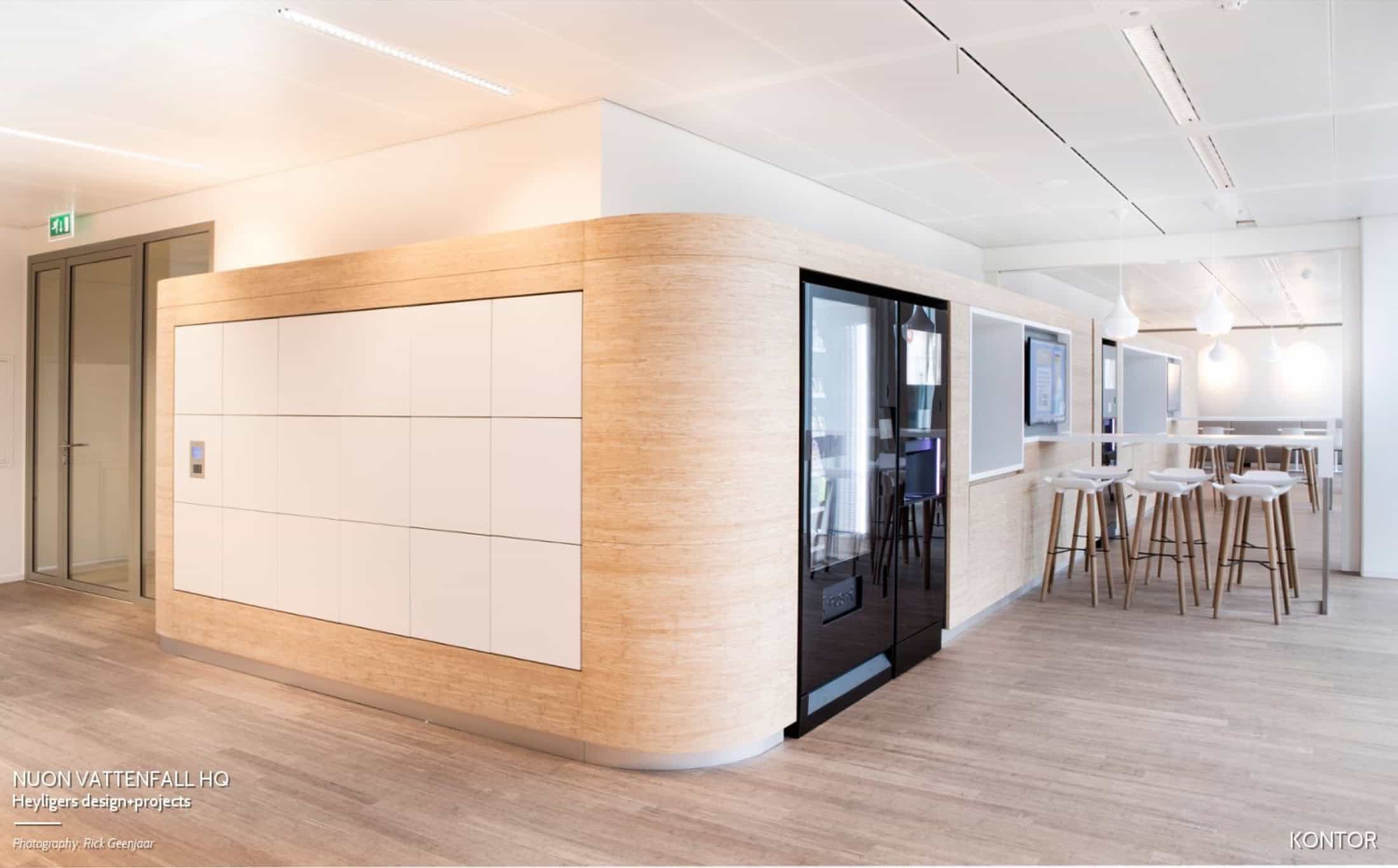 Pilot stools at Nuon Vattenfall headquarters