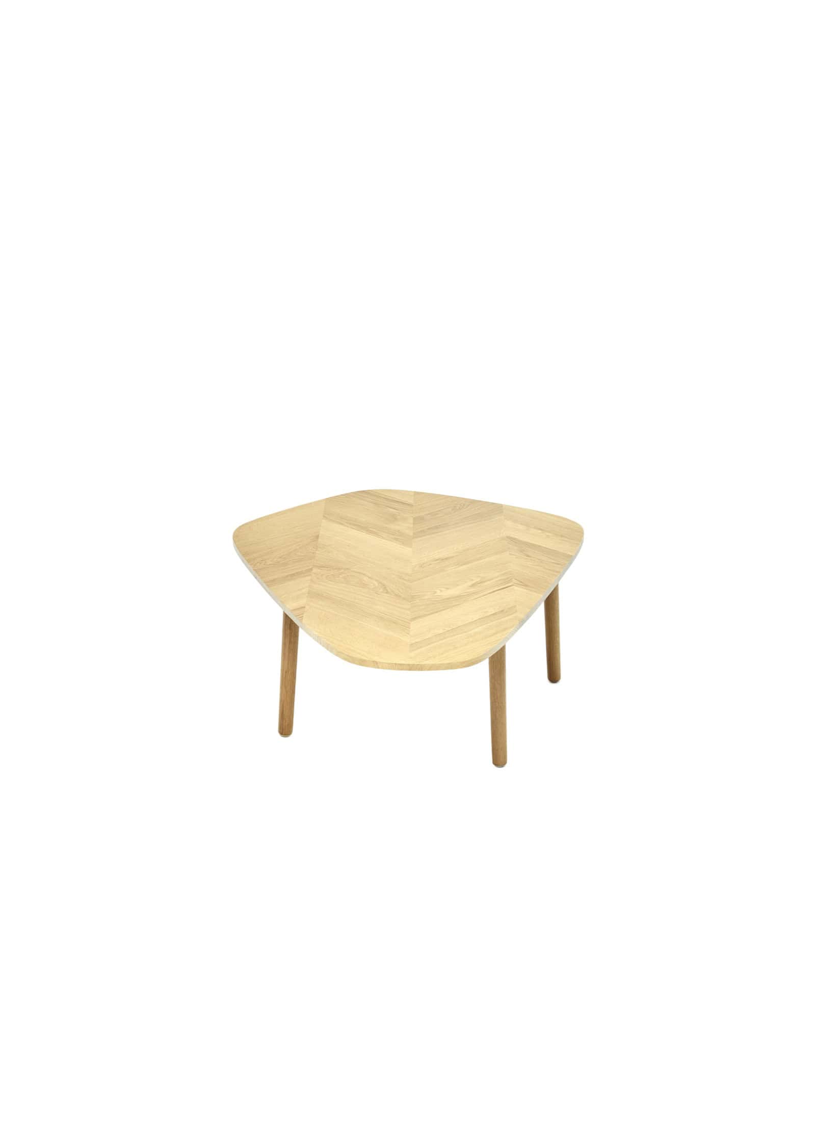 Pilot Side Table High in oak by Patrick Rampelotto and Fritz Pernkopf for Quinze & Milan