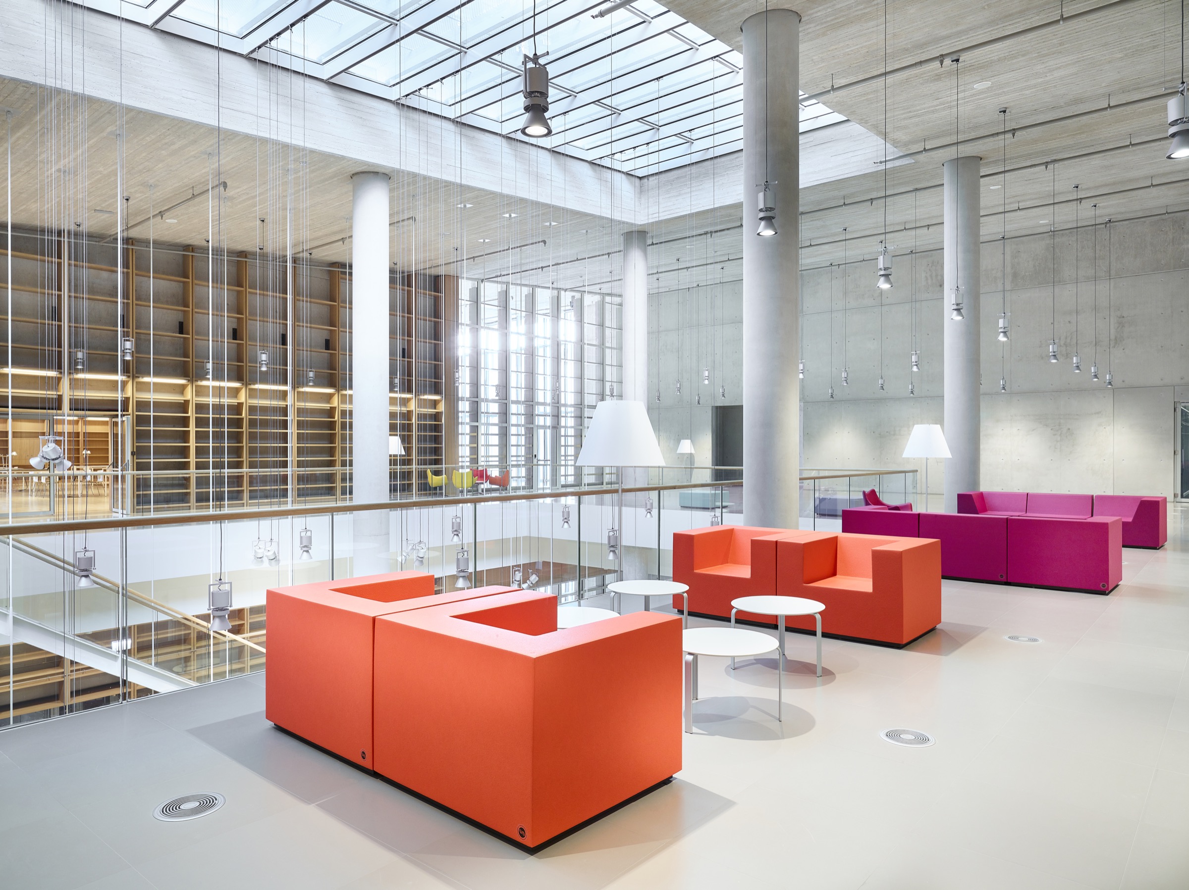 Quinze & Milan project furniture at SNFCC Athens