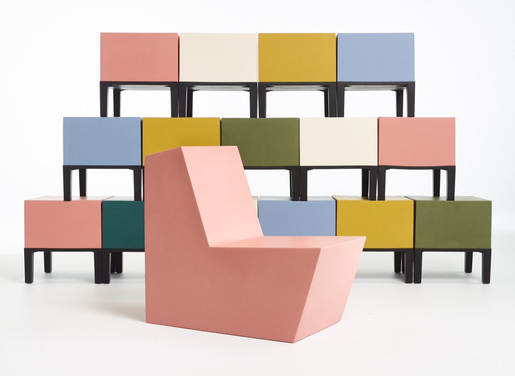 Original Primary collection with Primary seating by Quinze & Milan