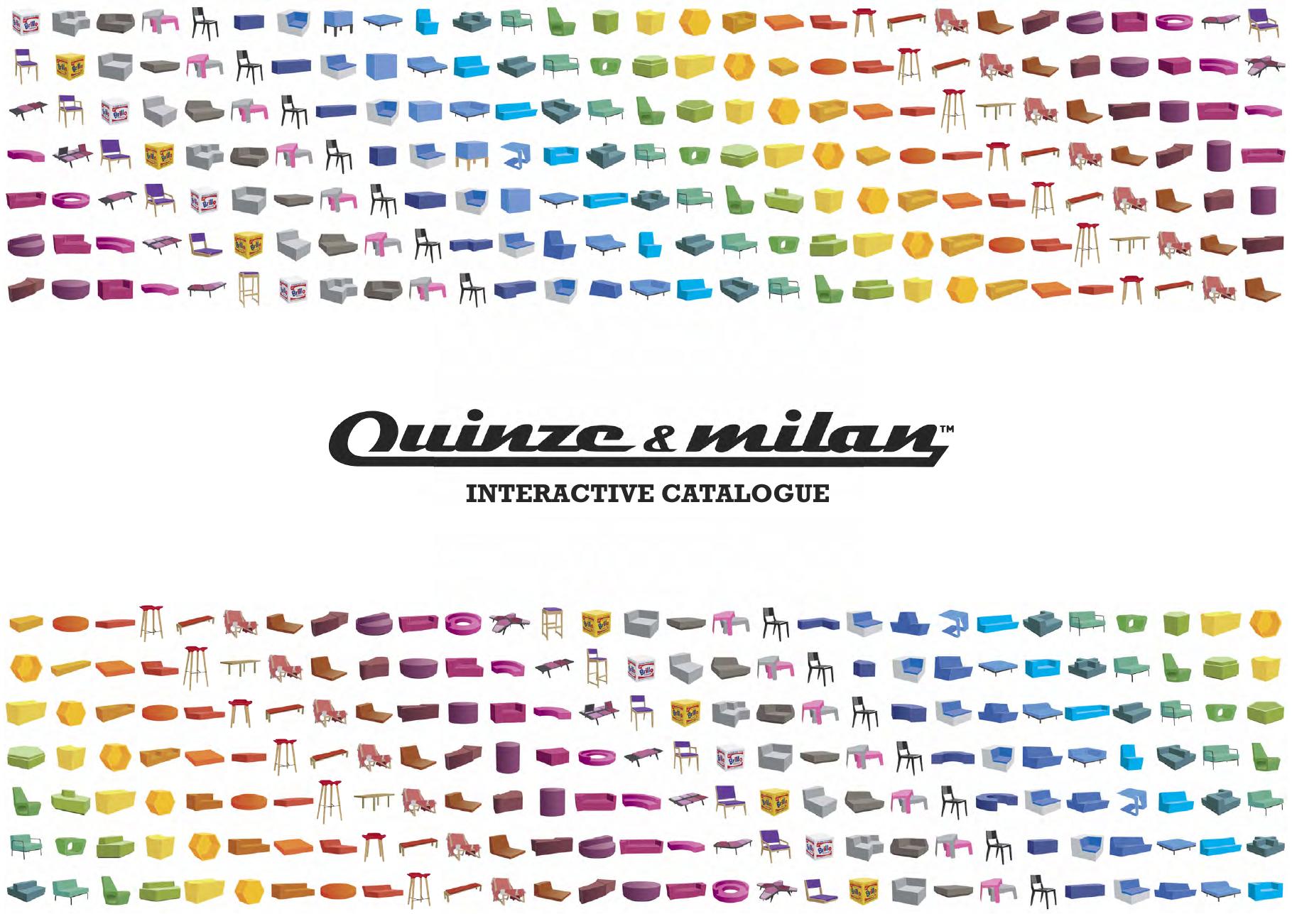 Quinze & Milan technical collection catalogue cover