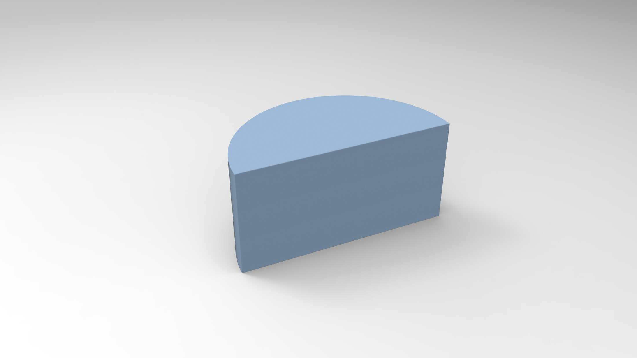 Shapes & Curves Half Round seating element