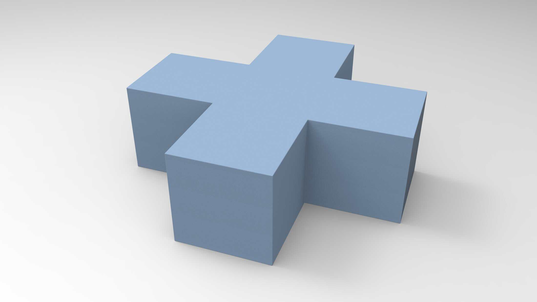 Shapes & Curves X Shape seating element