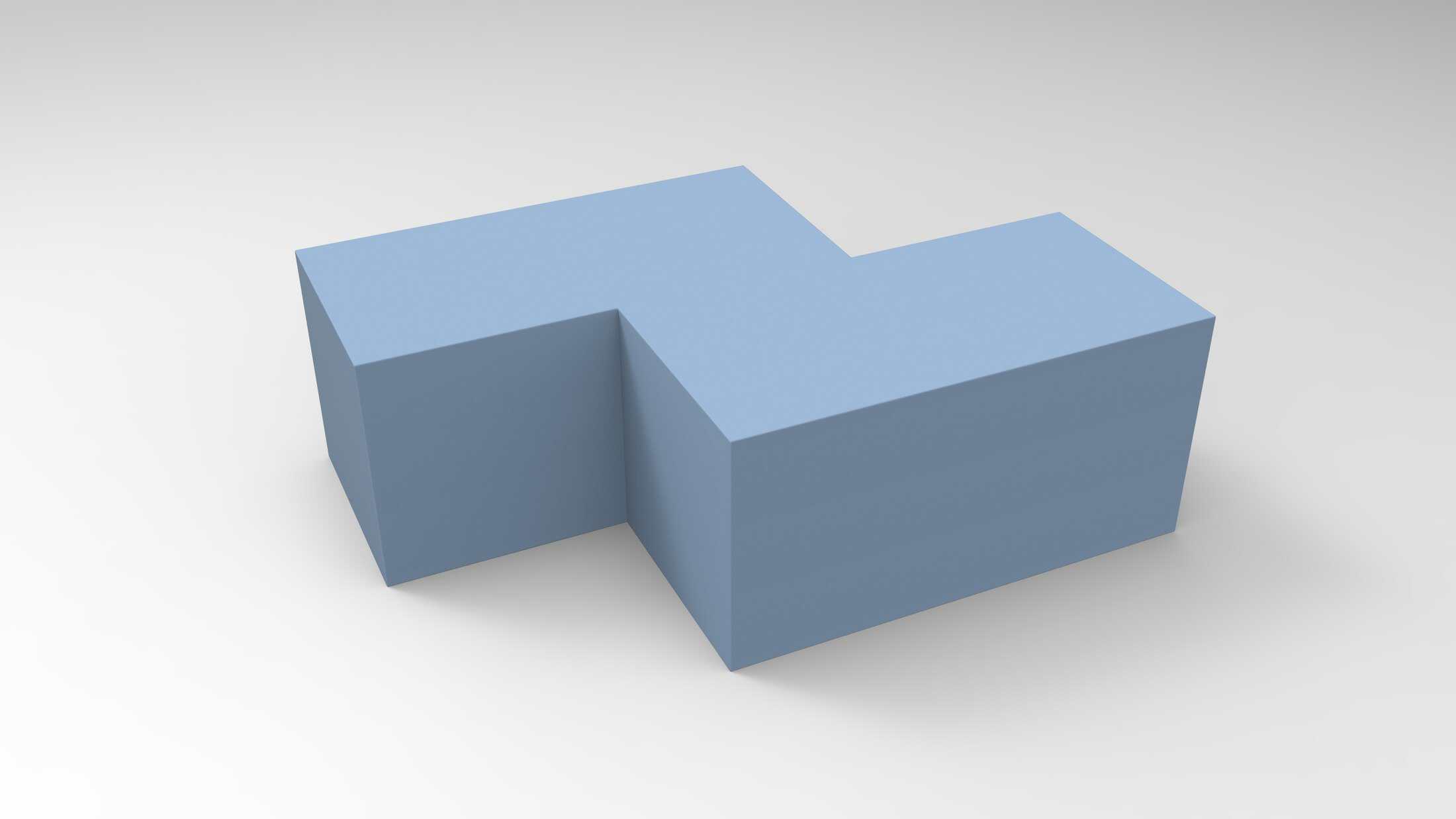 Shapes & Curves Z Shape seating element