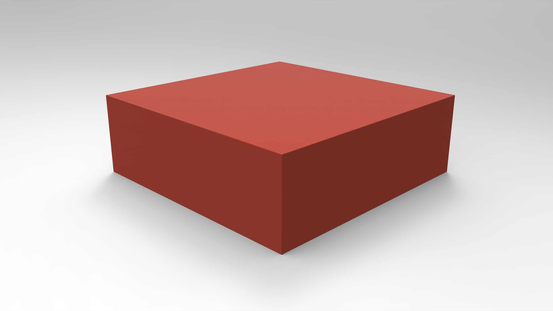 Square 03 low upholstered platform by Quinze & Milan