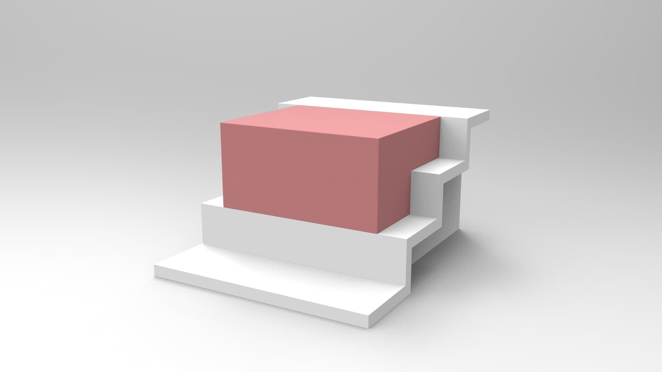 Stair Seat Platform in QM Foam