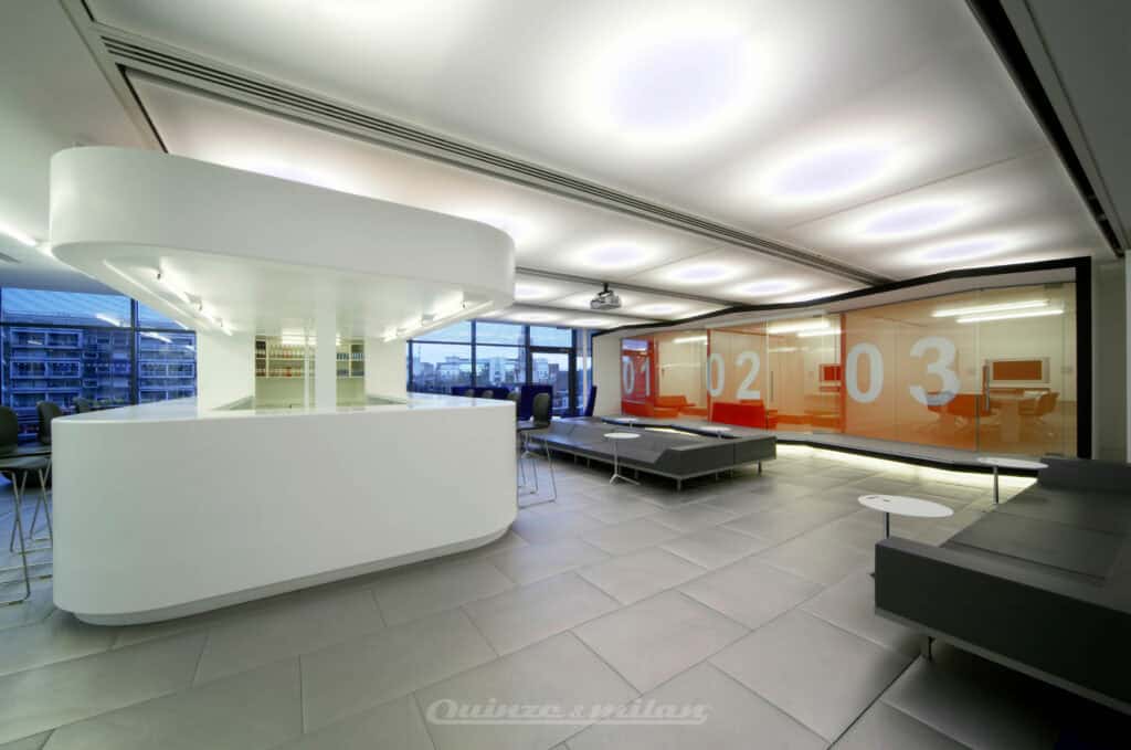 Quinze & Milan projectinrichting in Red Bull HQ London, London, United Kingdom