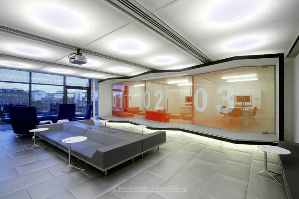 Quinze & Milan projectinrichting in Red Bull HQ London, London, United Kingdom