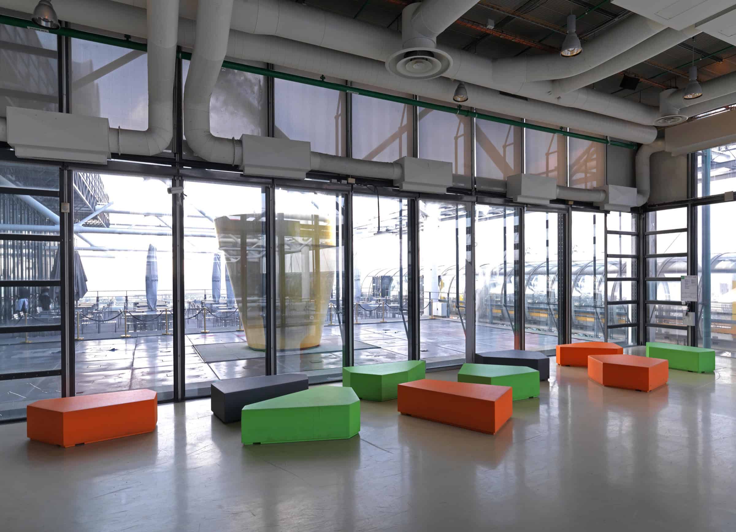 Quinze & Milan projectinrichting in Centre Pompidou Paris, Paris, France