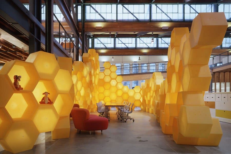 Quinze & Milan projectinrichting in Disney Store Headquarters, Pasadena, California, USA